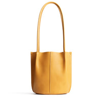 Sunflower*Classic | Petite bucket shaped tote bag with matching leather handles