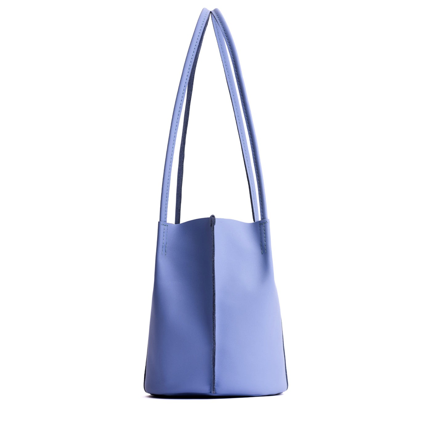 Jacaranda*Classic | Petite bucket shaped tote bag with matching leather handles