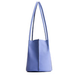 Jacaranda Classic | Petite bucket shaped tote bag with matching leather handles