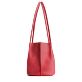 Sugar | Petite bucket shaped tote bag with matching leather handles