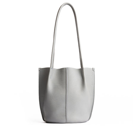 Nimbus*Classic | Petite bucket shaped tote bag with matching leather handles