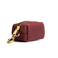 All Color: Merlot | Leather small keychain pouch