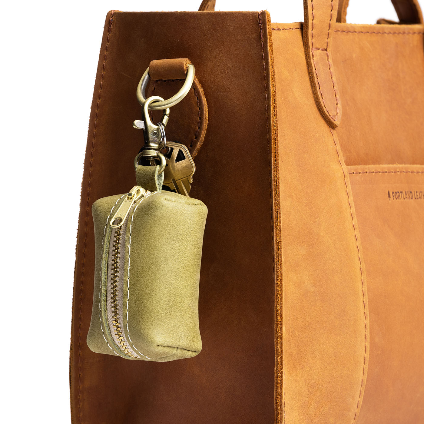 Anjou | Leather small keychain pouch