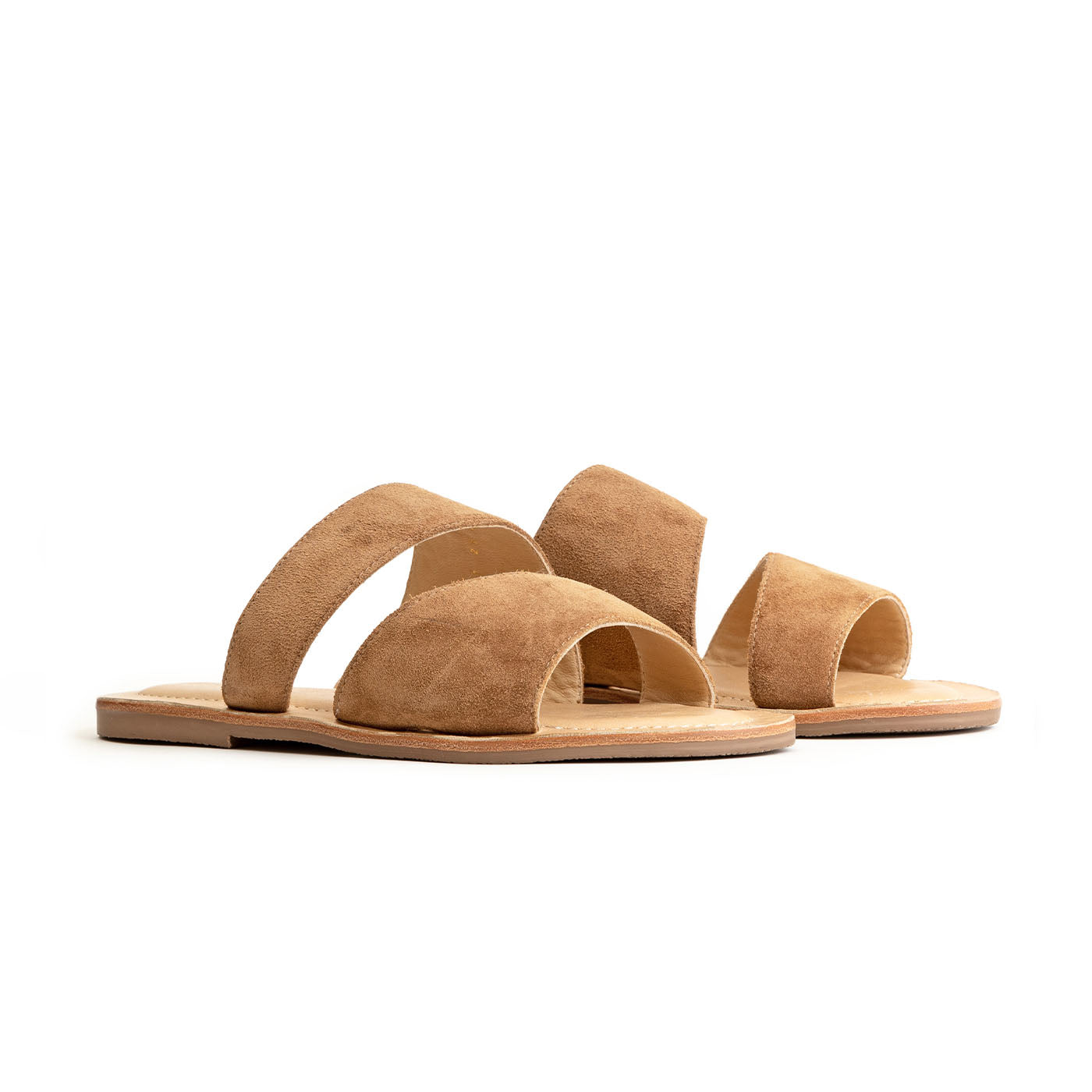 Flat best sale slide sandals