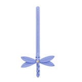 Jacaranda | Dragonfly shaped leather charm tassel