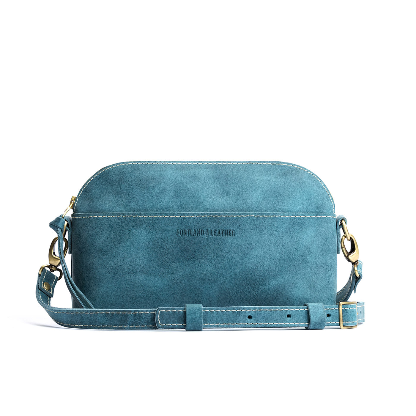 Aqua*Classic | Dome shaped crossbody purse with front and back pockets