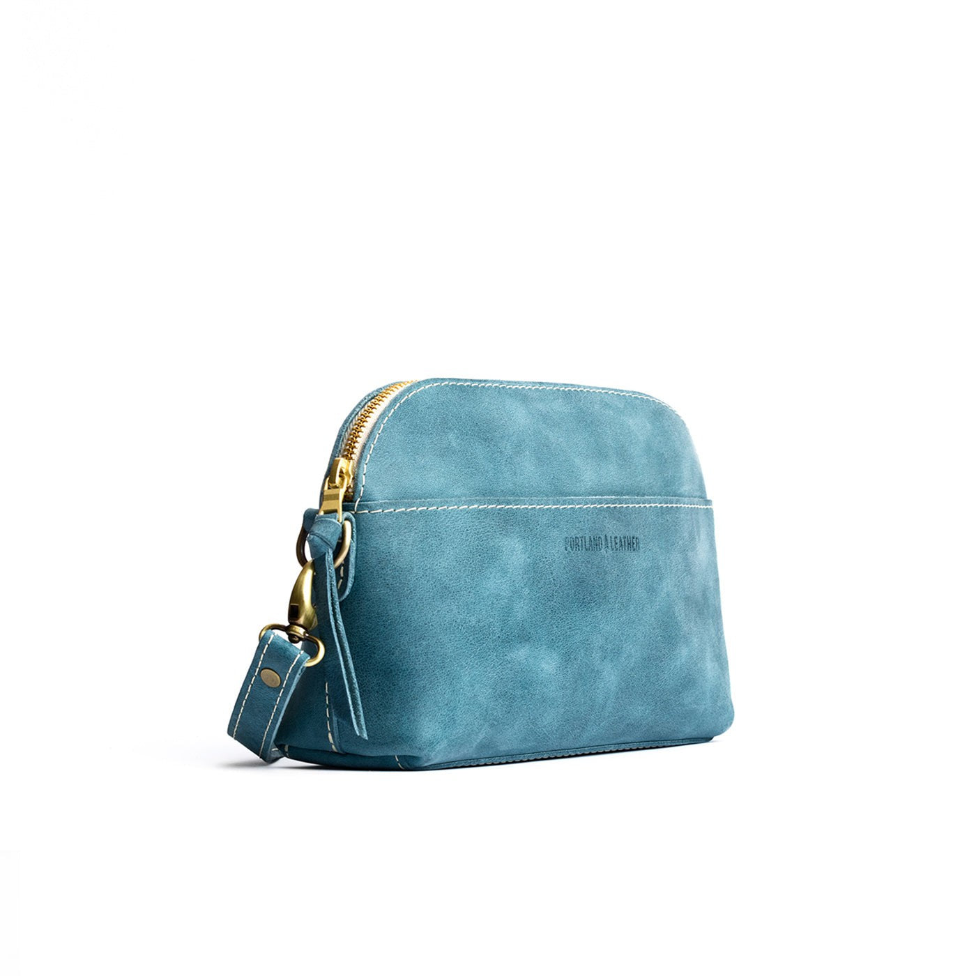 Aqua*Classic | Dome shaped crossbody purse with front and back pockets