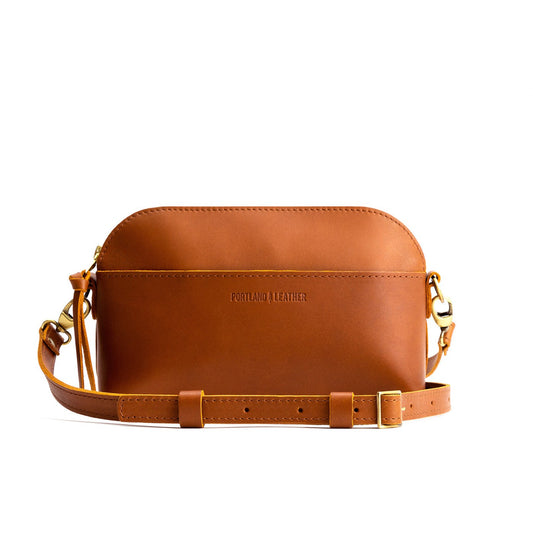 Honey*Classic | Dome shaped crossbody purse with front and back pockets