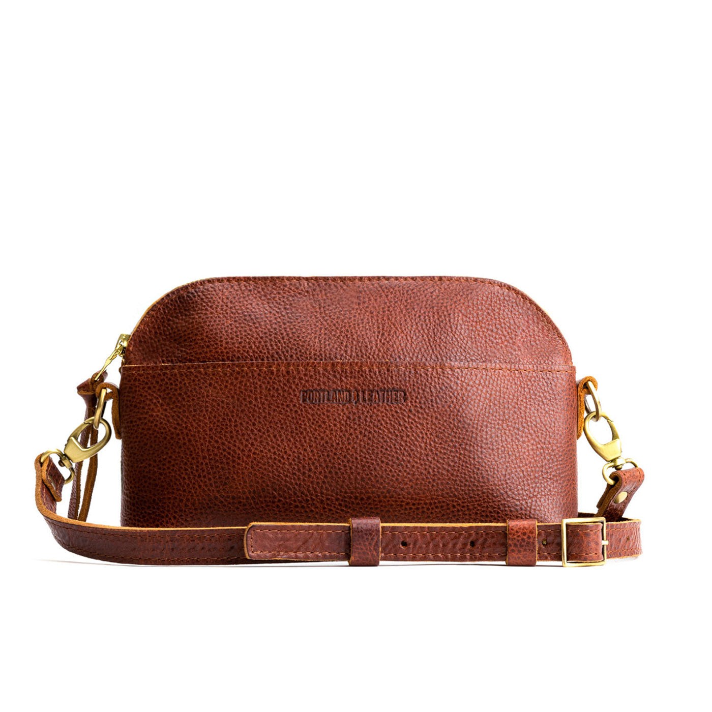 Nutmeg*Classic | Dome shaped crossbody purse with front and back pockets