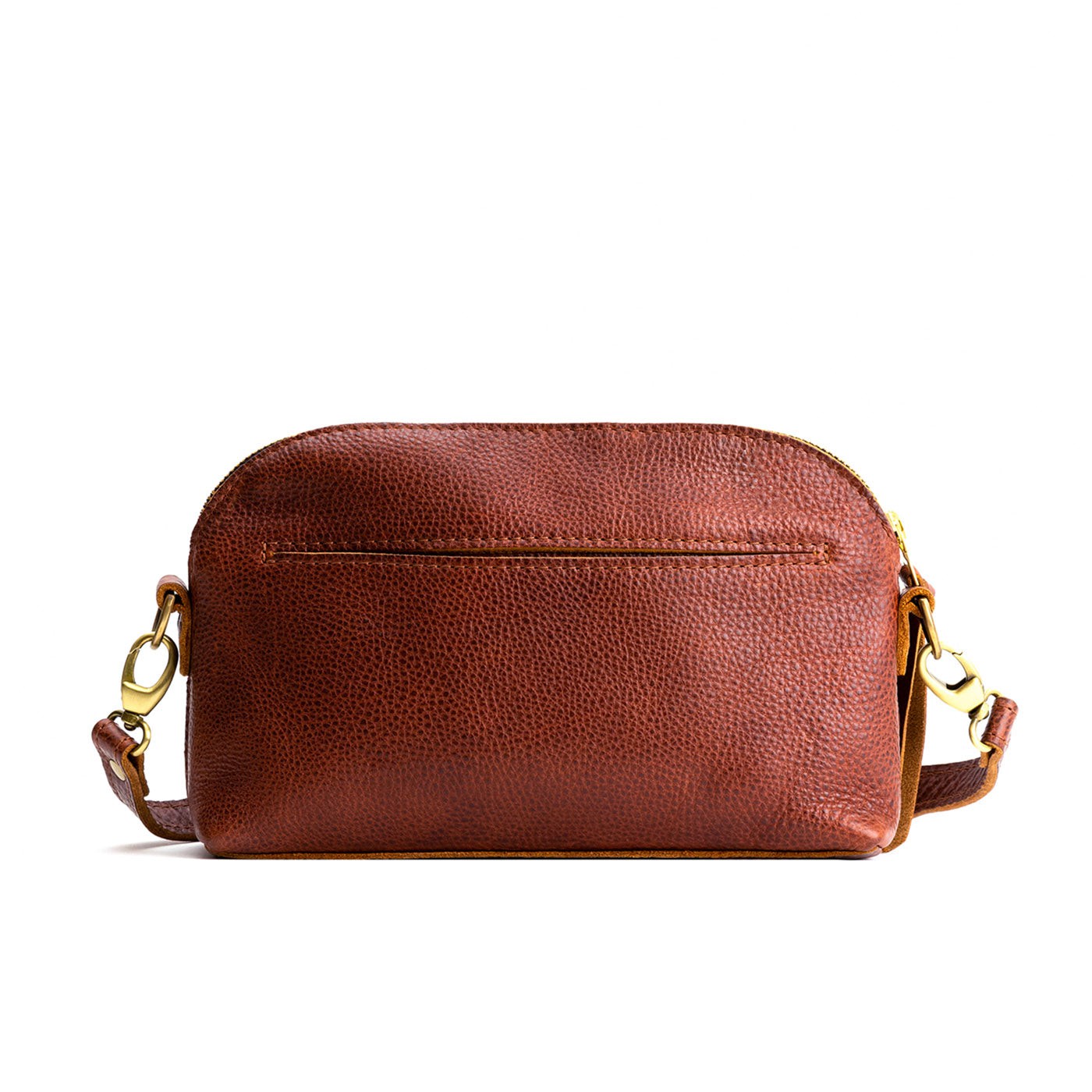 Nutmeg*Classic | Dome shaped crossbody purse with front and back pockets