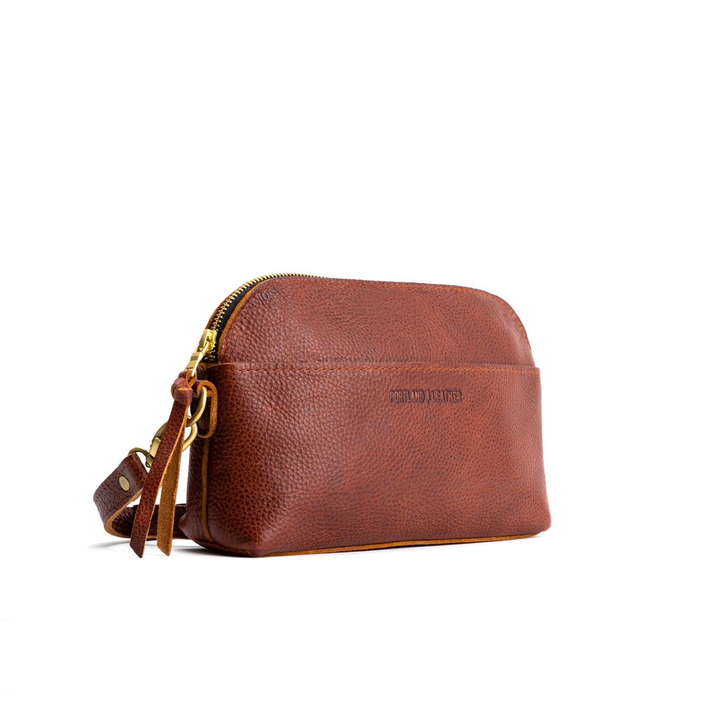 Nutmeg*Classic | Dome shaped crossbody purse with front and back pockets