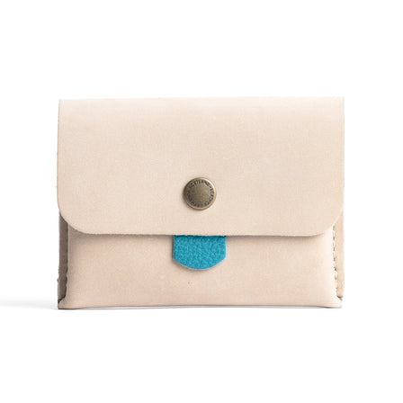 Dragon Bone | Envelope snap wallet with contrast pull tab