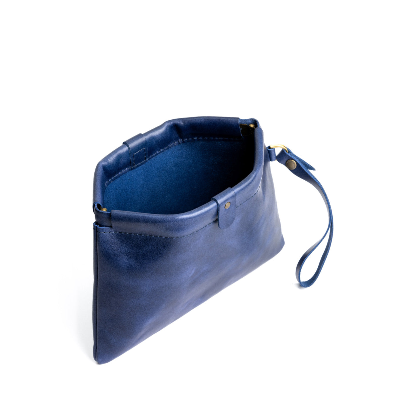 Cowboy Blue | Rectangular clutch with removable wristlet