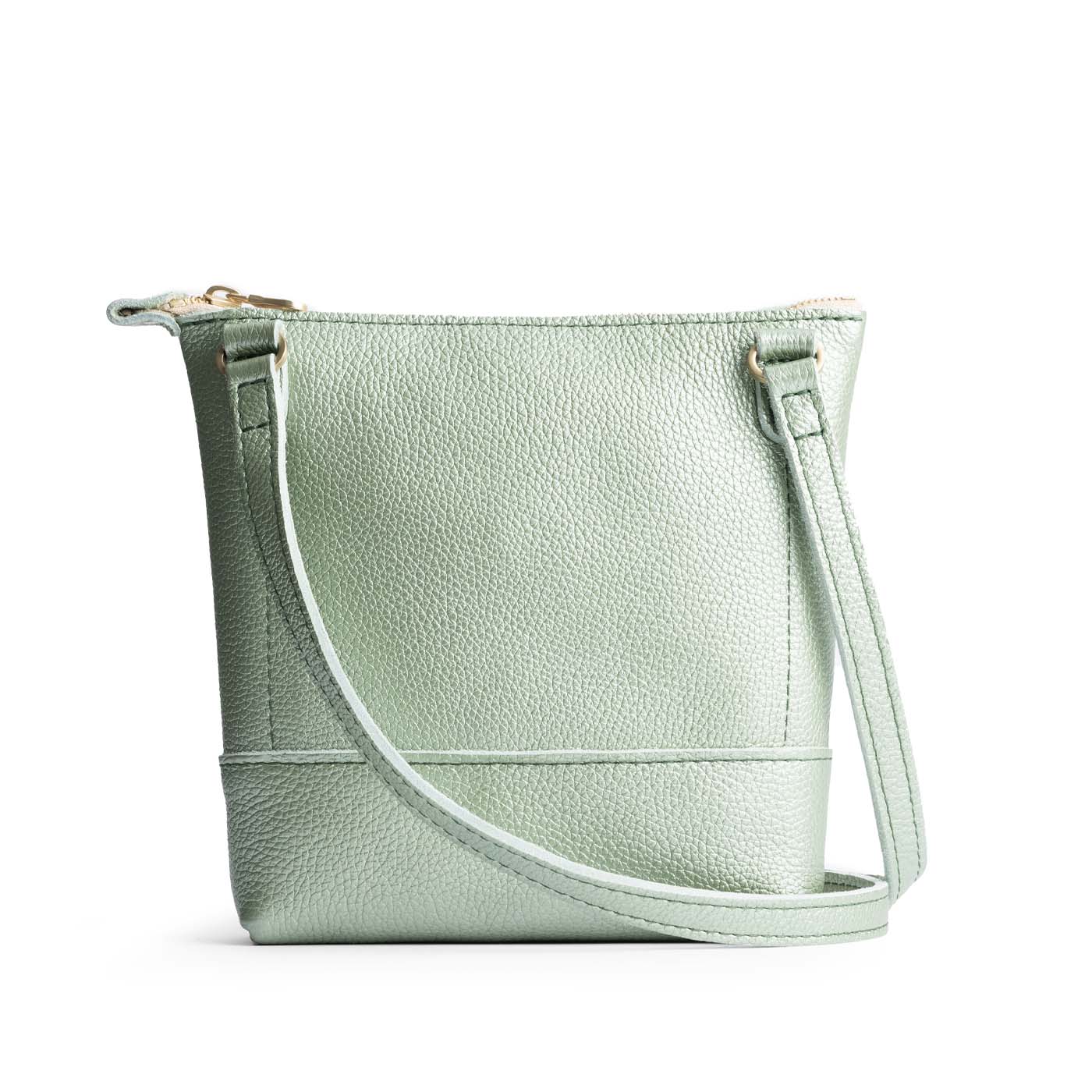 Beetle | Small rectangular crossbody purse with top zipper and interior 