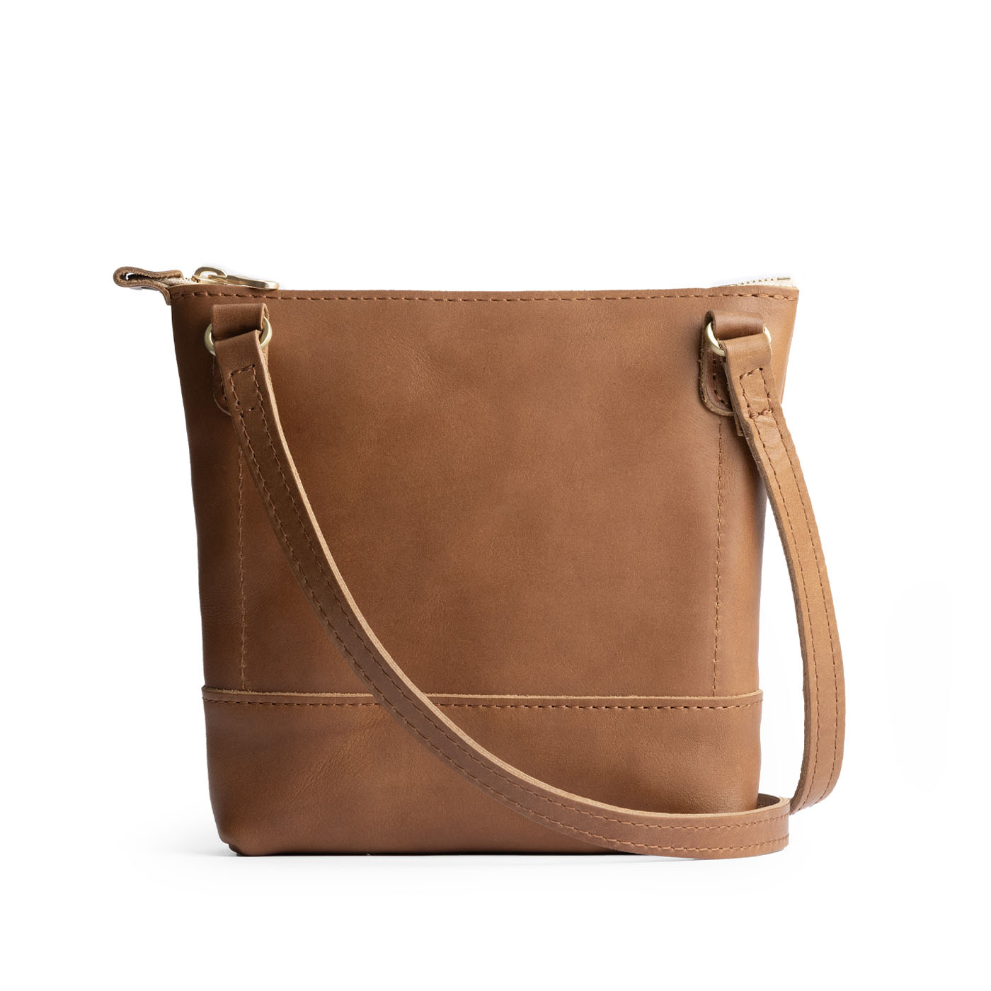 Biscotti | Small rectangular crossbody purse with top zipper and interior pocket