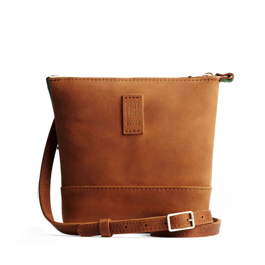 Dakota | Small rectangular crossbody purse with top zipper and interior pocket