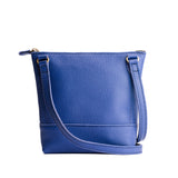 Molino Blue | Small rectangular crossbody purse with top zipper and interior pocket