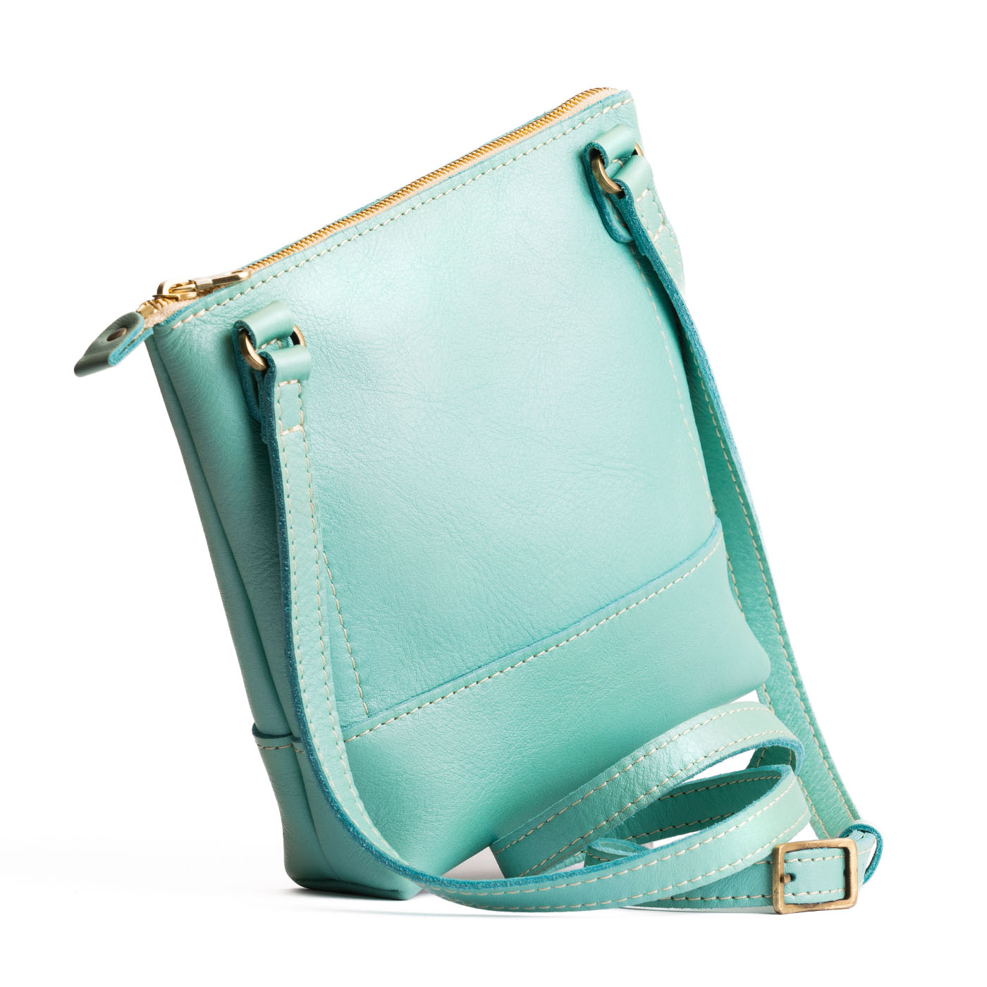  Optical | Small rectangular crossbody purse with top zipper and interior pocket