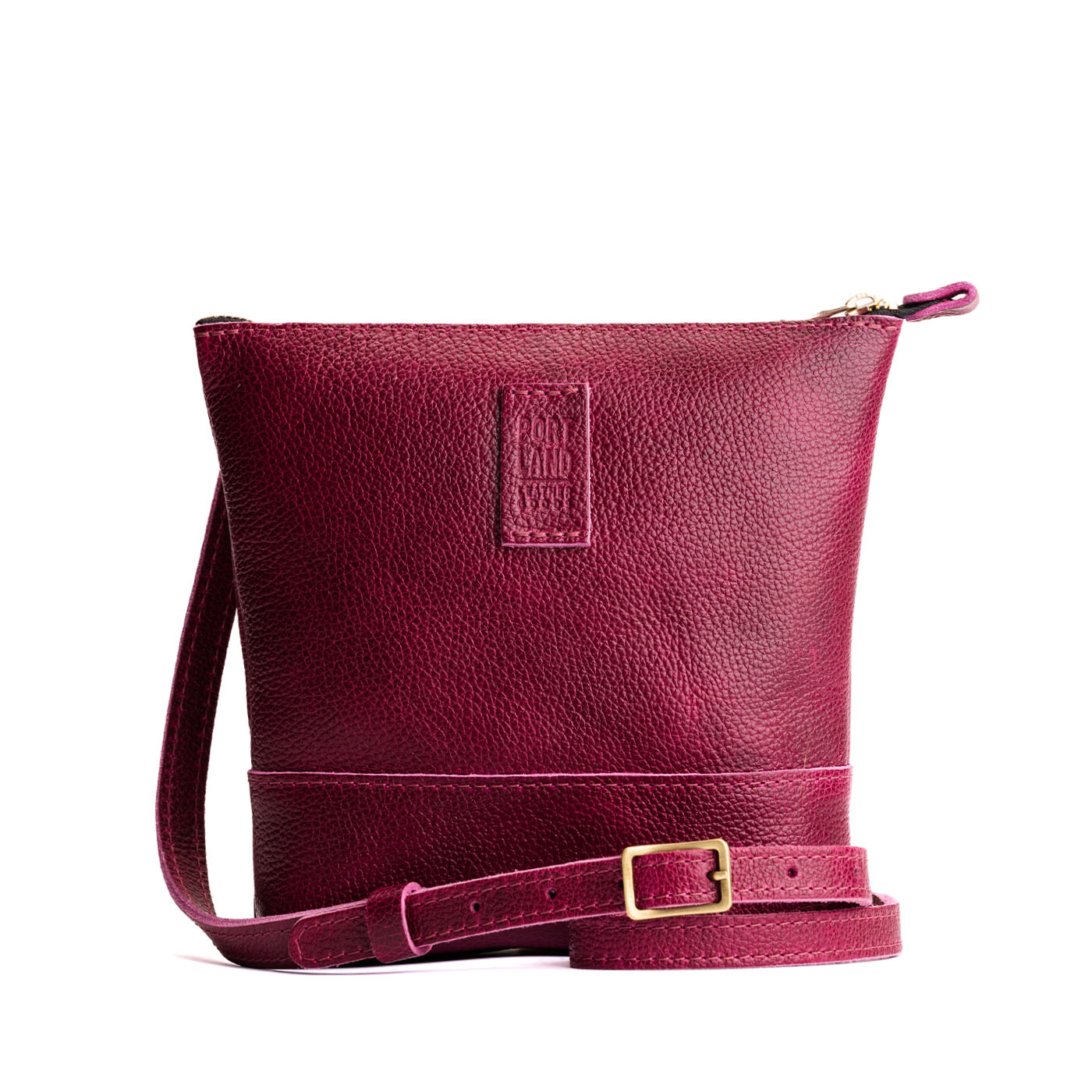 Orchid | Small rectangular crossbody purse with top zipper and interior pocket