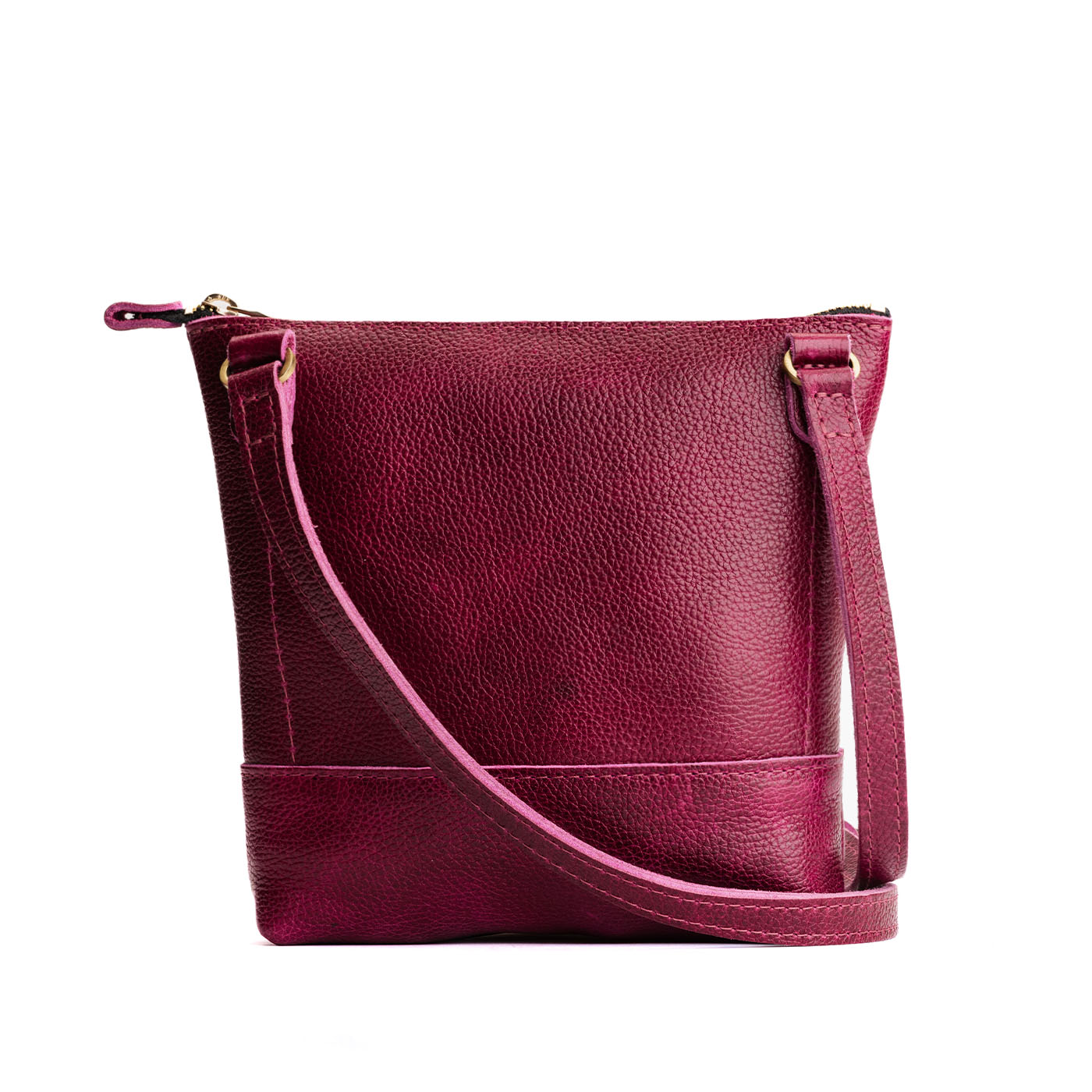 Orchid | Small rectangular crossbody purse with top zipper and interior pocket