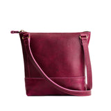 Orchid | Small rectangular crossbody purse with top zipper and interior pocket