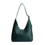 Forest Green | Structured hobo shoulder bag with adjustable strap and magnetic closure