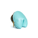 Cabo | Leather fortune cookie shaped pouch