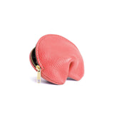 Watermelon | Leather fortune cookie shaped pouch