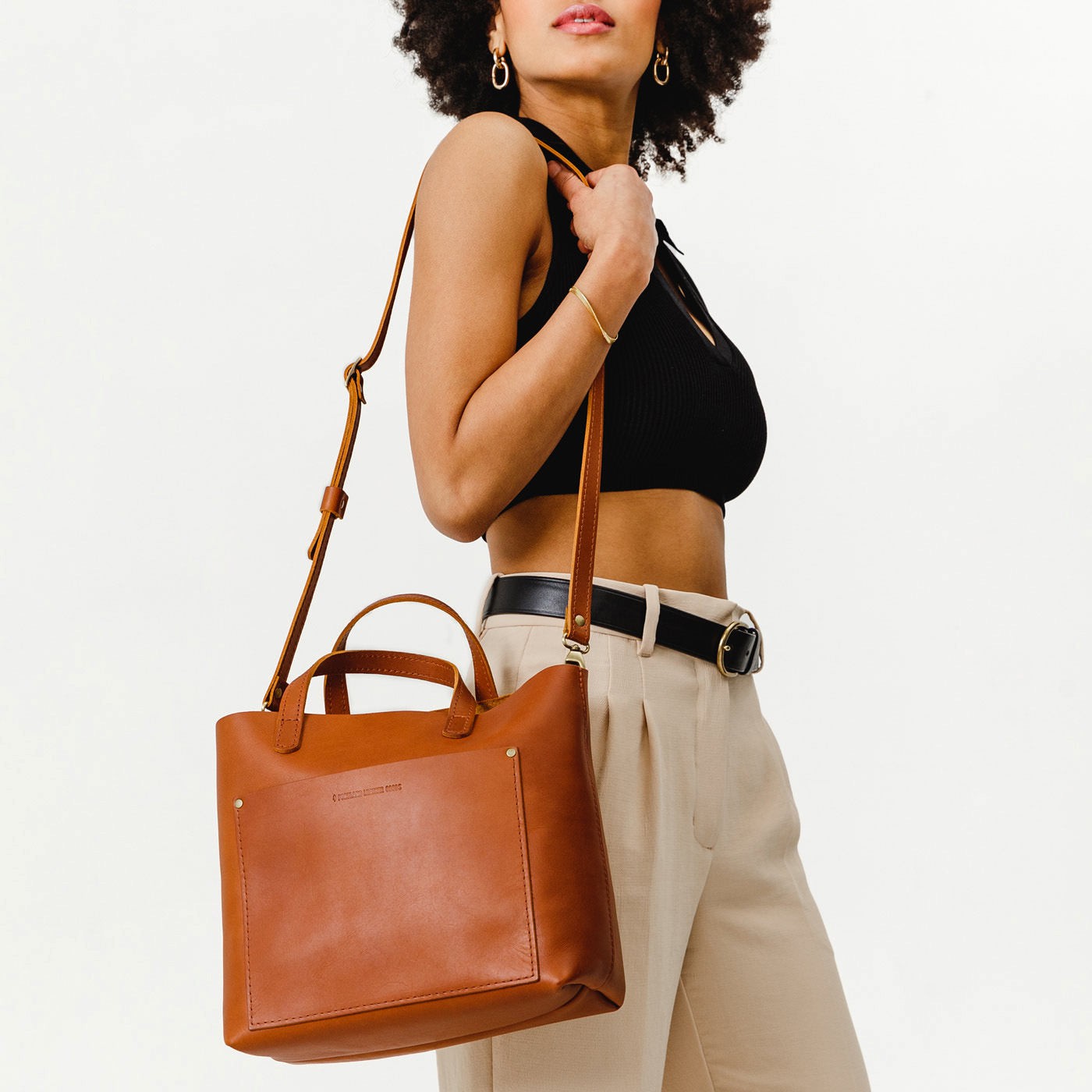 'Almost Perfect' Medium Crossbody Tote | Portland Leather Goods