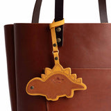 Honey | Stegosaurus shaped leather tassel