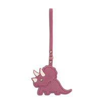 Foxglove | Triceratops shaped leather tassel