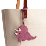 Foxglove | Triceratops shaped leather tassel