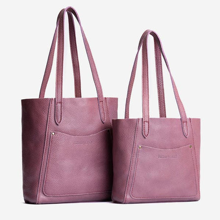 Kyoto*Small | Slim tote bag with dual shoulder straps and interior and exterior pockets