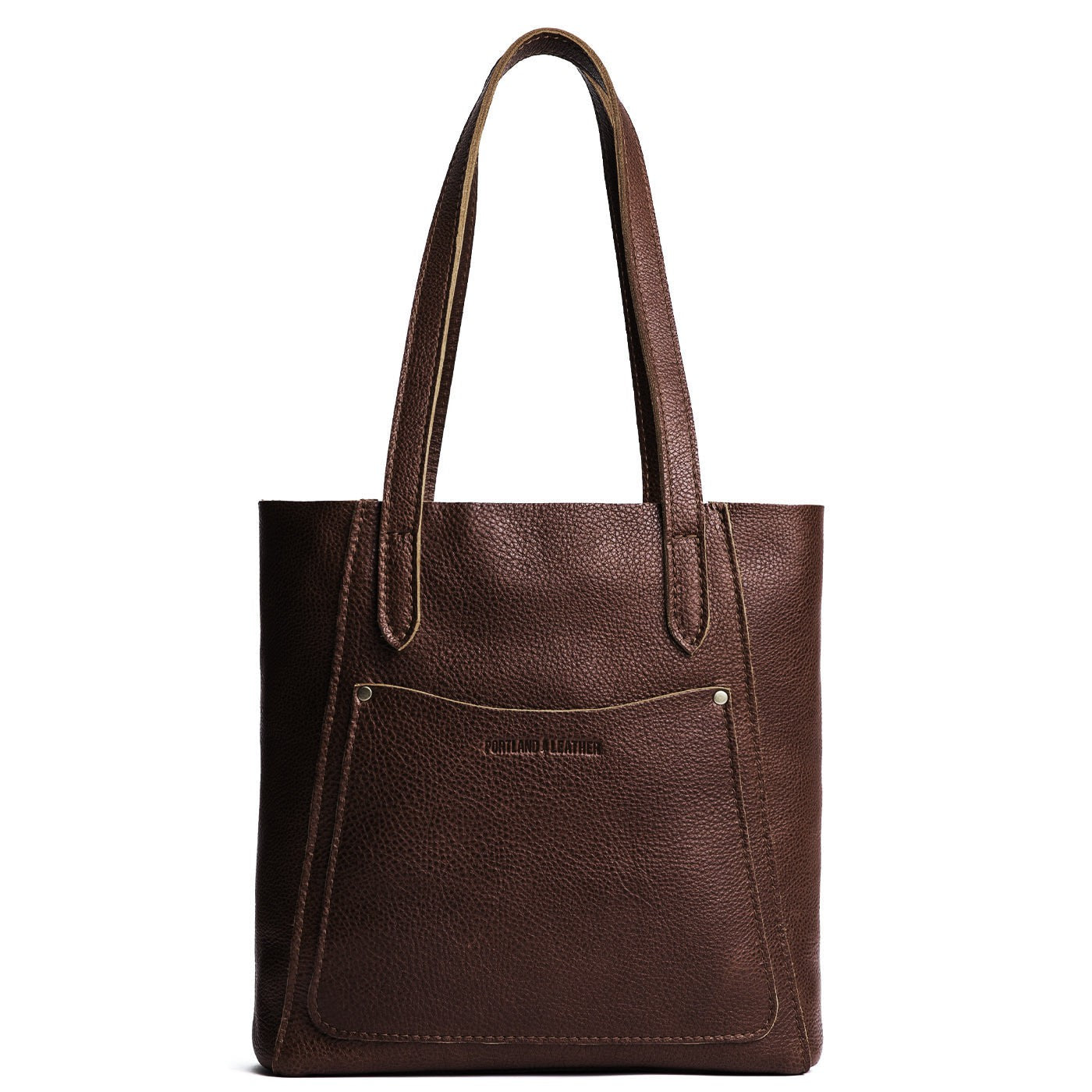 Coldbrew*Large | Dual shoulder strap tote bag with an exterior pocket