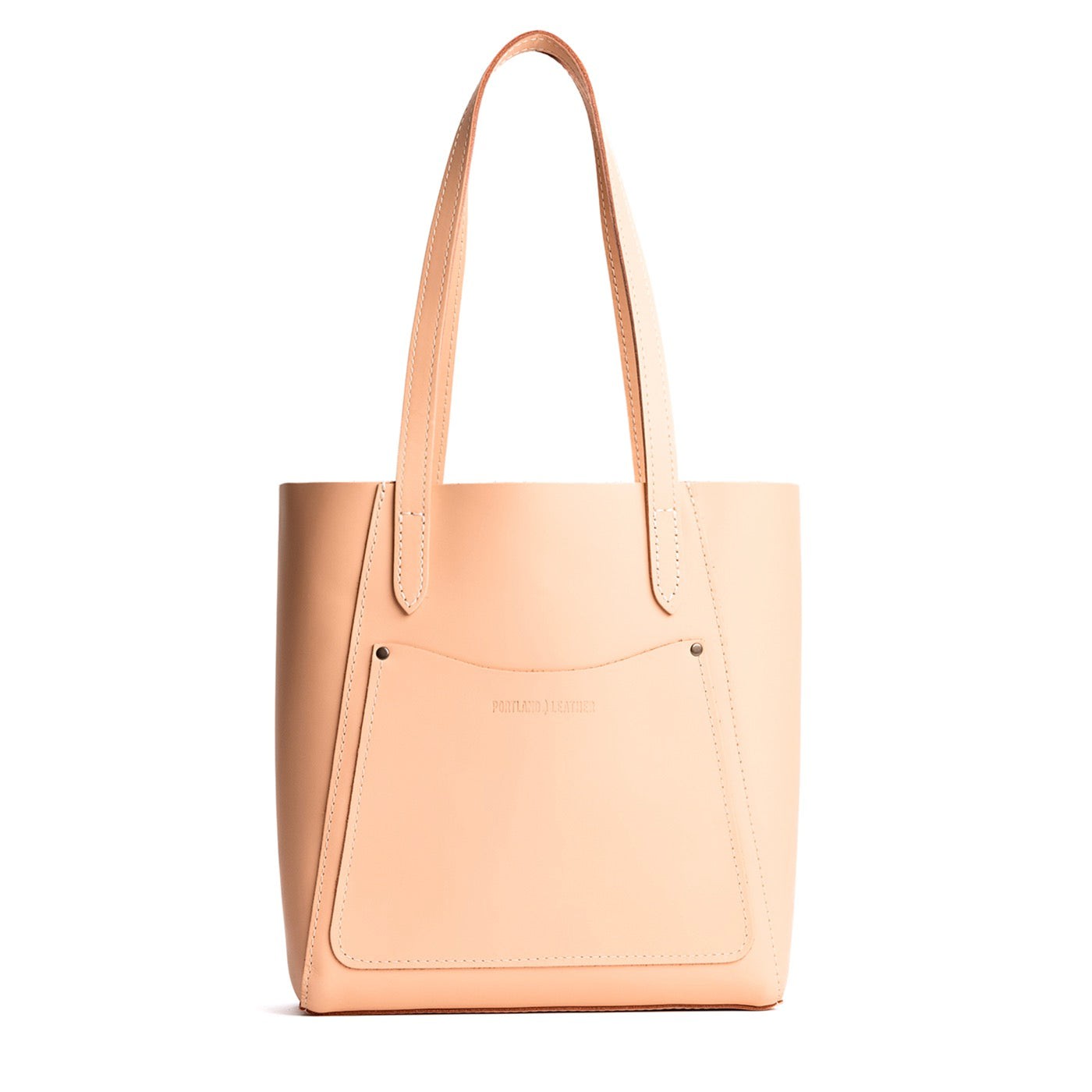 Mamey*Large | Dual shoulder strap tote bag with an exterior pocket