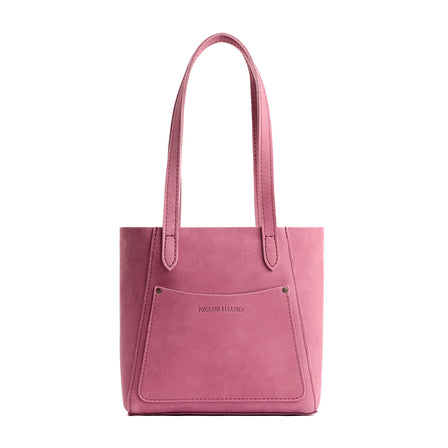 Foxglove*Small | Slim tote bag with dual shoulder straps and interior and exterior pockets