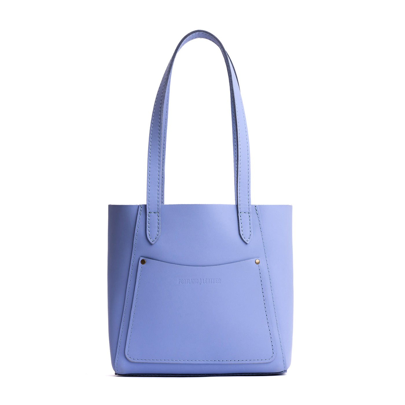 Jacaranda*Small | Dual shoulder strap tote bag with an exterior pocket