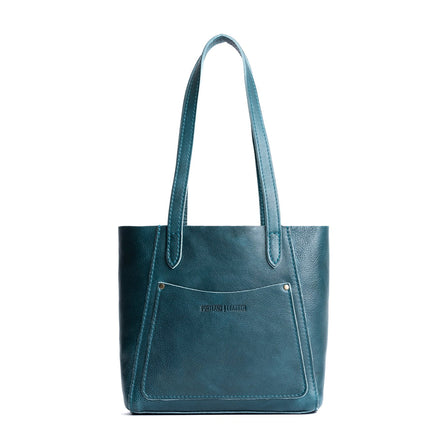 Lagoon*Small | Slim tote bag with dual shoulder straps and interior and exterior pockets