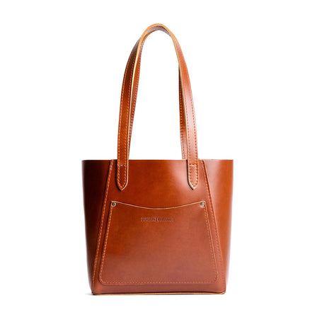 Madrone*Small | Slim tote bag with dual shoulder straps and interior and exterior pockets