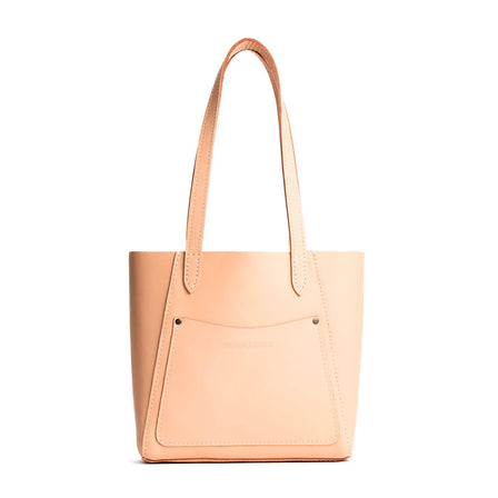 Mamey*Large | Dual shoulder strap tote bag with an exterior pocket