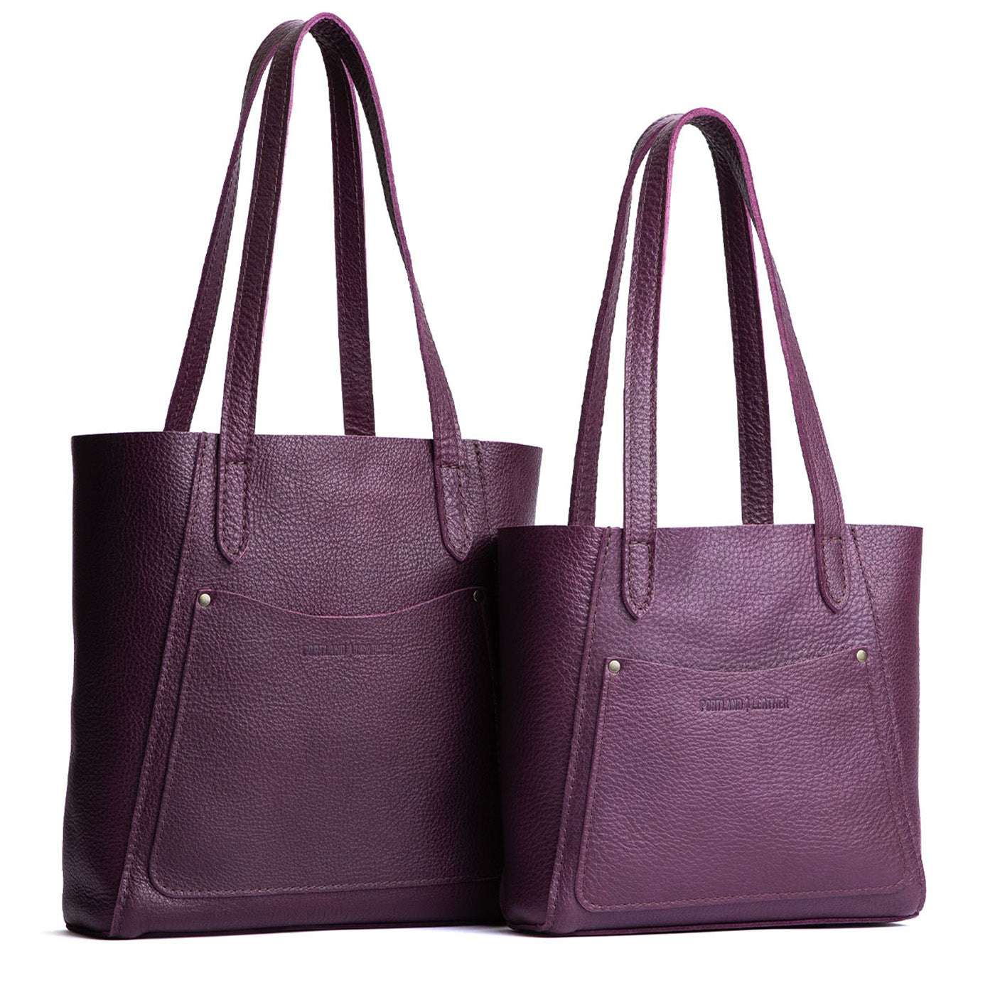 Portland Leather Goods Eclipse Makeup Bag in store Violet