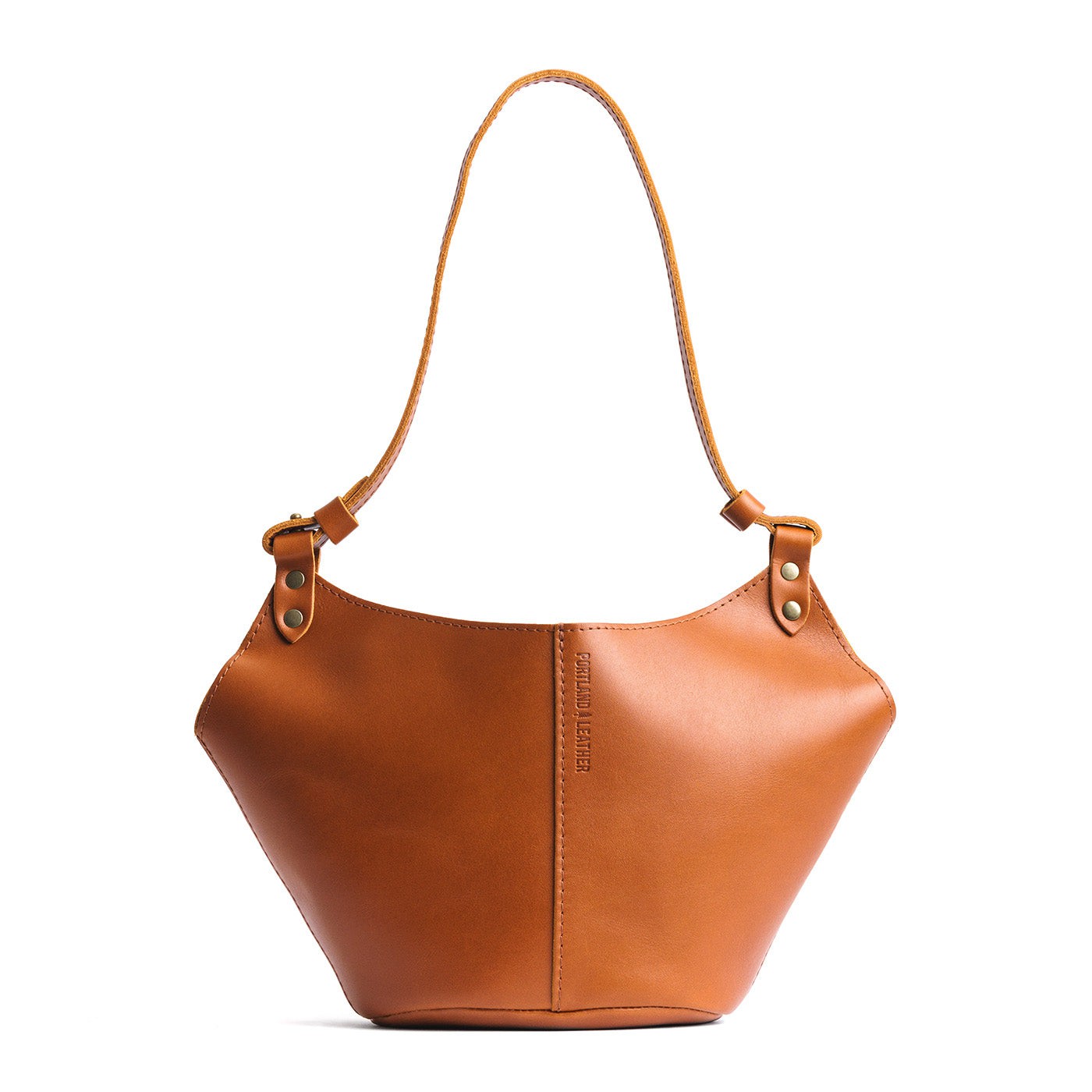 Honey*Small | Structured bucket shaped handbag with an adjustable shoulder strap