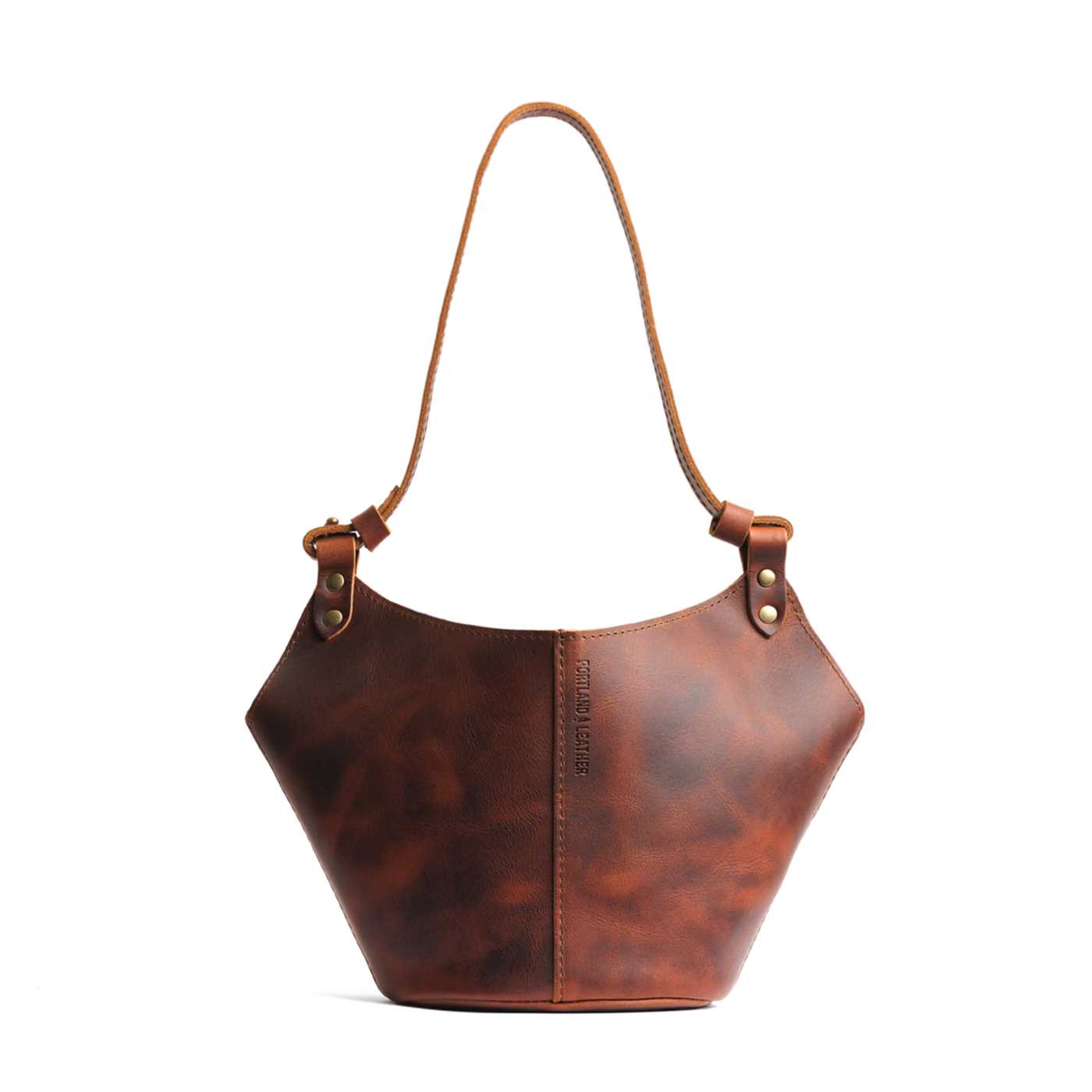 Lava*Small | Structured bucket shaped handbag with an adjustable shoulder strap