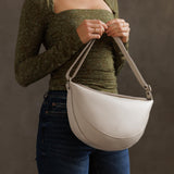 Bone Large | Half circle shaped sling bag