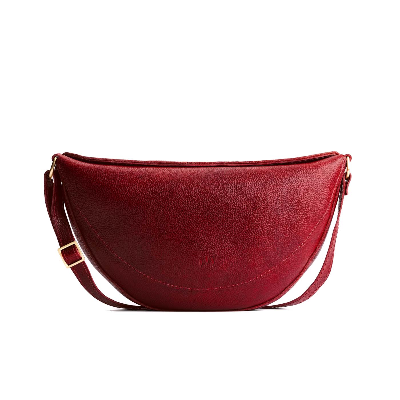 Chili Red*Large | Half circle shaped sling bag