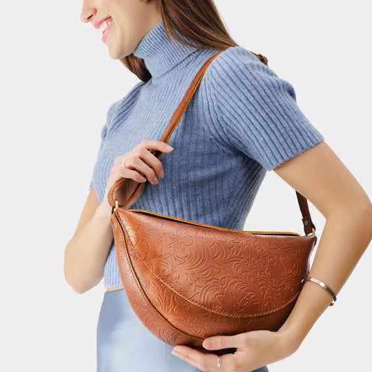 Meadow*Large | Half circle shaped sling bag