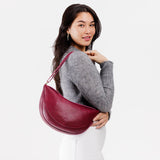 Orchid Large | Half circle shaped sling bag