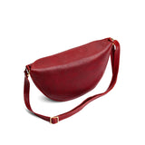 Chili Red Medium | Half circle shaped sling bag