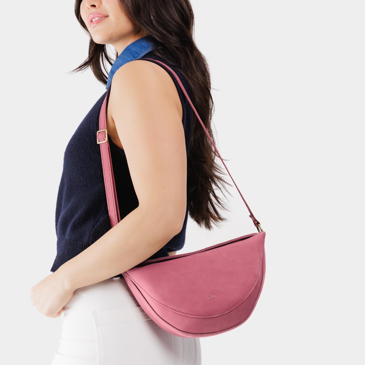 Foxglove*Medium | Half circle shaped sling bag