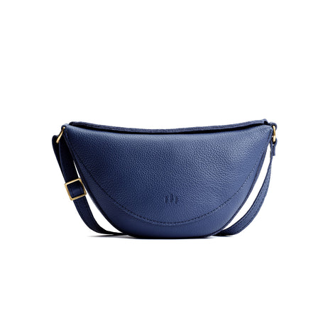 Molino Blue*Medium | Half circle shaped sling bag